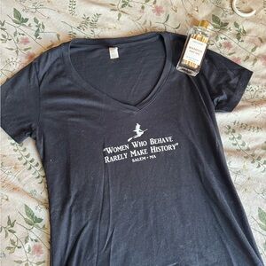 Free with purchase! Like new V-Neck T-Shirt with Quote